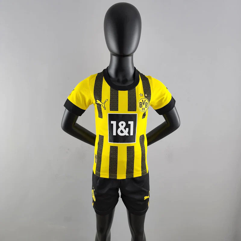 Conjunto Infantil Borussia Dortmund 2022/23 - Home