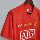 Camisola Retrô Manchester United 2007/08 Champions League Edition