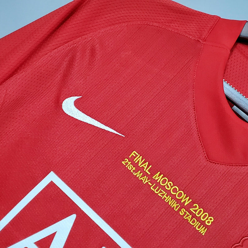 Camisola Retrô Manchester United 2007/08 Champions League Edition
