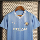 Conjunto Infantil Manchester City 2023/24 - Home - Azul