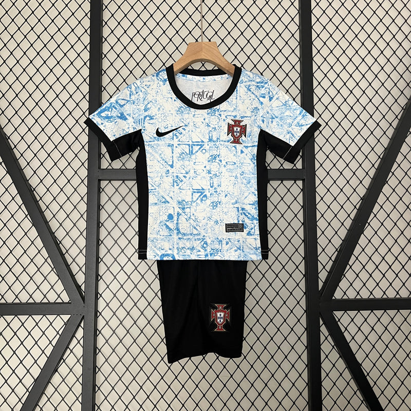 Conjunto infantil Portugal Away Euro 2024