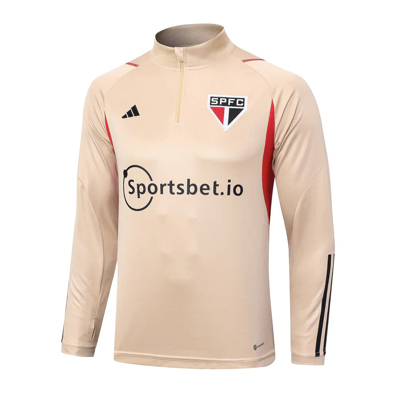Fato de Treino São Paulo 2023/24 Bege - Frio