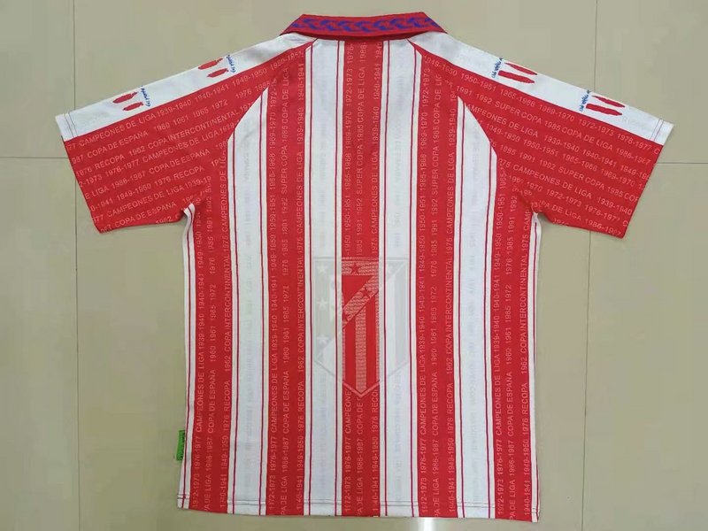 Camisola Principal Atlético Madrid Retrô 1995/96