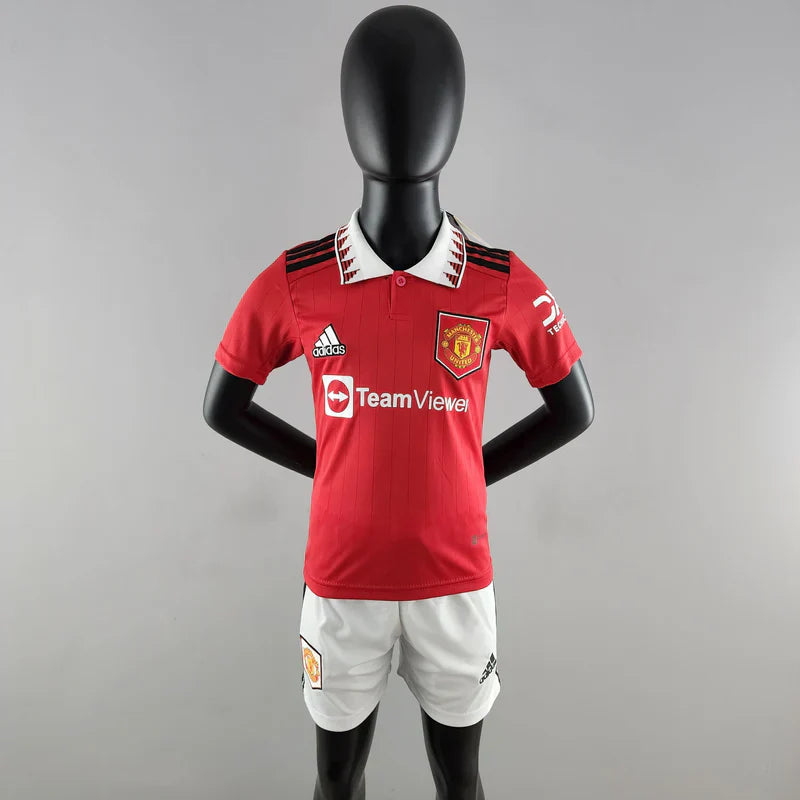 Conjunto Infantil Manchester United 2022/23 - Home